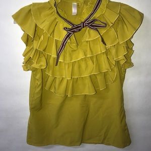 Yellow blouse